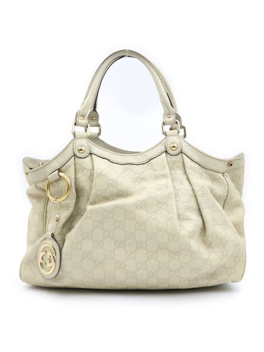 Gucci Guccissima Sukey Tote Beige
